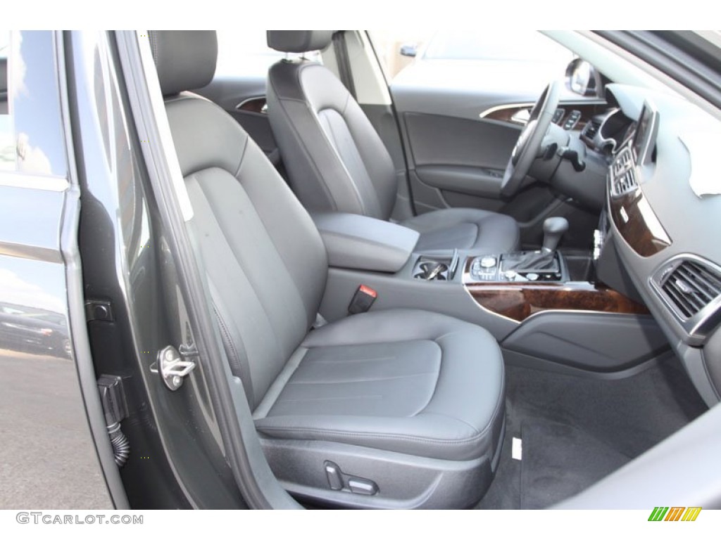 Black Interior 2013 Audi A6 2.0T quattro Sedan Photo #68911107
