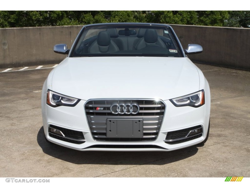 Glacier White Metallic 2013 Audi S5 3.0 TFSI quattro Convertible Exterior Photo #68911152