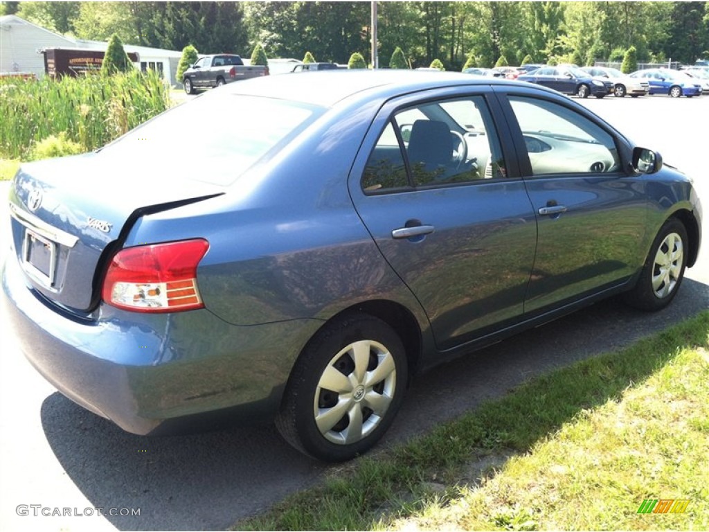 2008 Yaris Sedan - Pacific Blue Metallic / Dark Charcoal photo #7