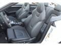 Black 2013 Audi S5 3.0 TFSI quattro Convertible Interior Color