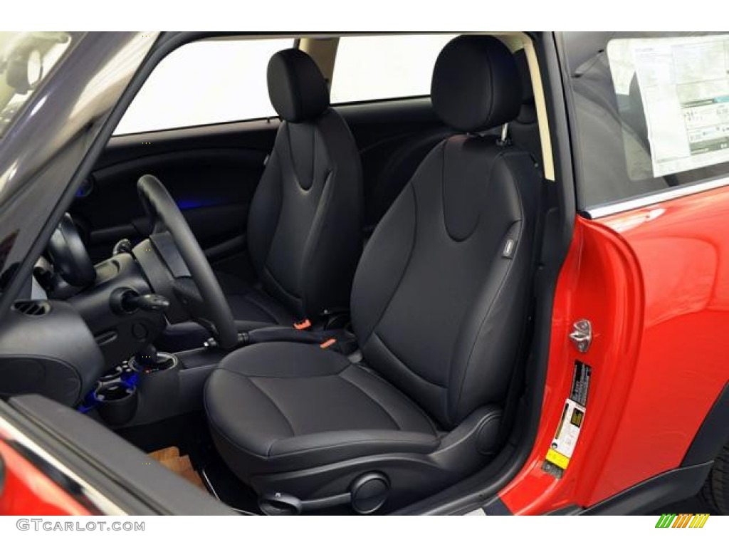 Carbon Black Interior 2013 Mini Cooper Hardtop Photo #68911905