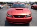 2001 Laser Red Metallic Ford Mustang GT Convertible  photo #3