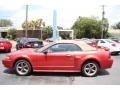 2001 Laser Red Metallic Ford Mustang GT Convertible  photo #5