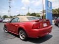 2001 Laser Red Metallic Ford Mustang GT Convertible  photo #26