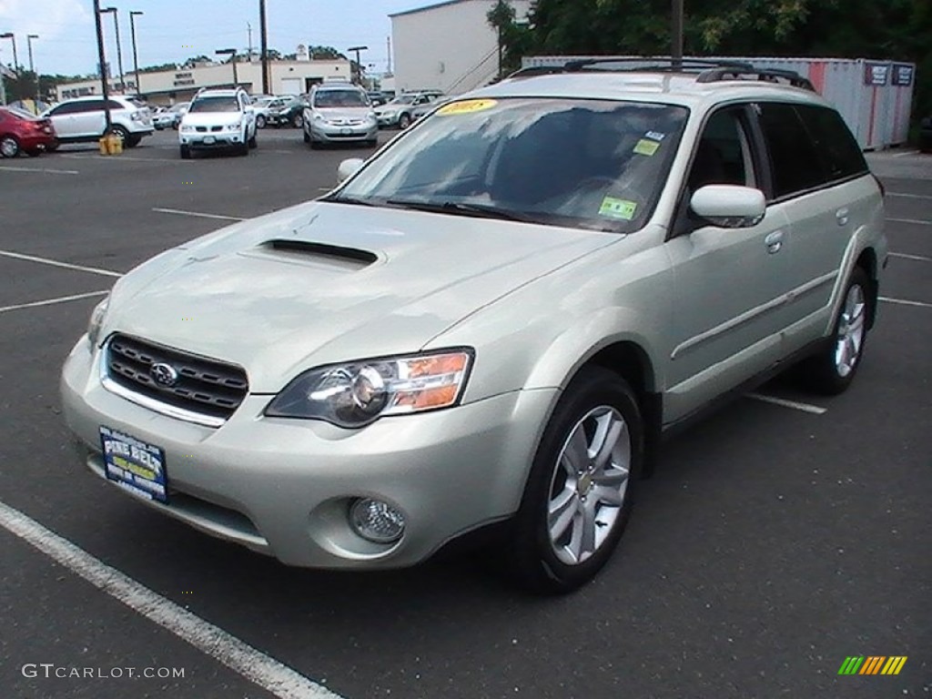 2005 Outback 2.5XT Wagon - Willow Green Opal / Off Black photo #1