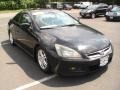 2007 Nighthawk Black Pearl Honda Accord EX-L Coupe  photo #3