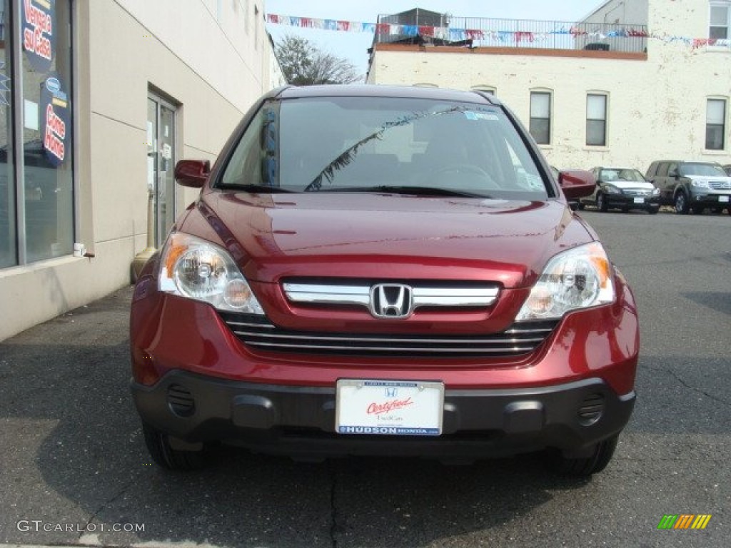 2009 CR-V EX-L 4WD - Tango Red Pearl / Gray photo #2