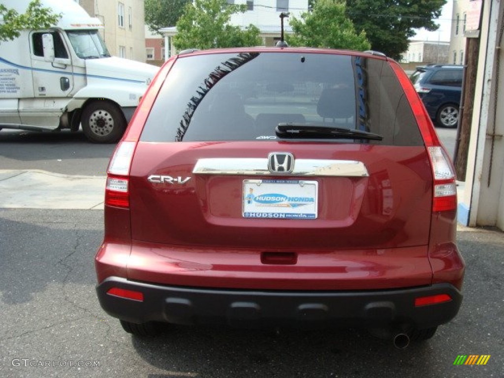 2009 CR-V EX-L 4WD - Tango Red Pearl / Gray photo #5