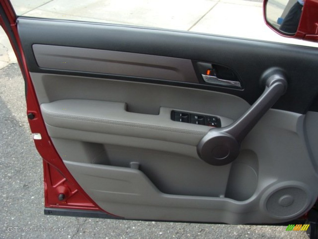 2009 CR-V EX-L 4WD - Tango Red Pearl / Gray photo #6