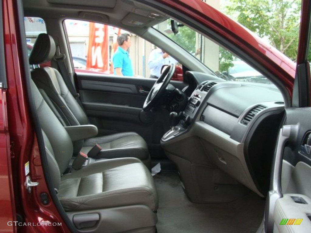 2009 CR-V EX-L 4WD - Tango Red Pearl / Gray photo #8
