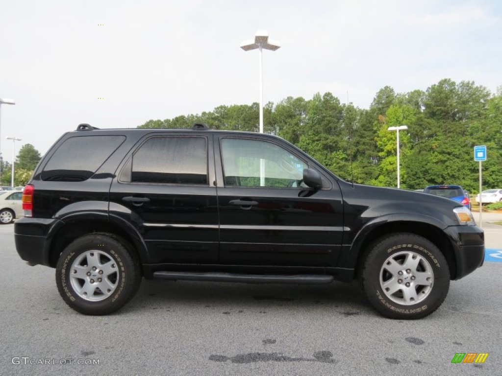 2007 Escape XLT V6 - Black / Medium/Dark Pebble photo #6