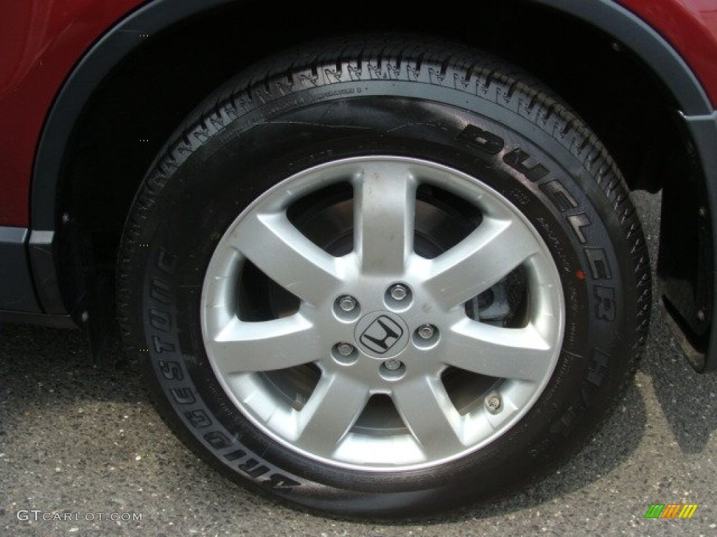 2009 CR-V EX-L 4WD - Tango Red Pearl / Gray photo #15