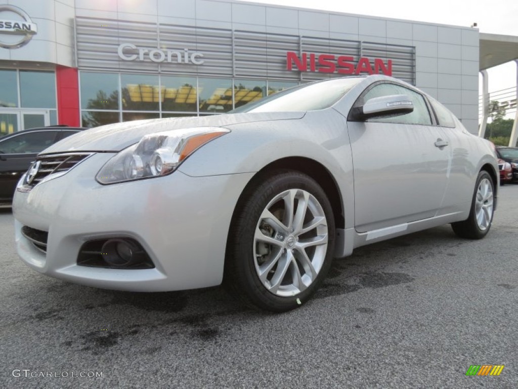 2012 Altima 3.5 SR Coupe - Brilliant Silver / Charcoal photo #1