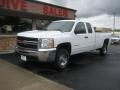 2009 Summit White Chevrolet Silverado 2500HD LT Extended Cab 4x4  photo #1