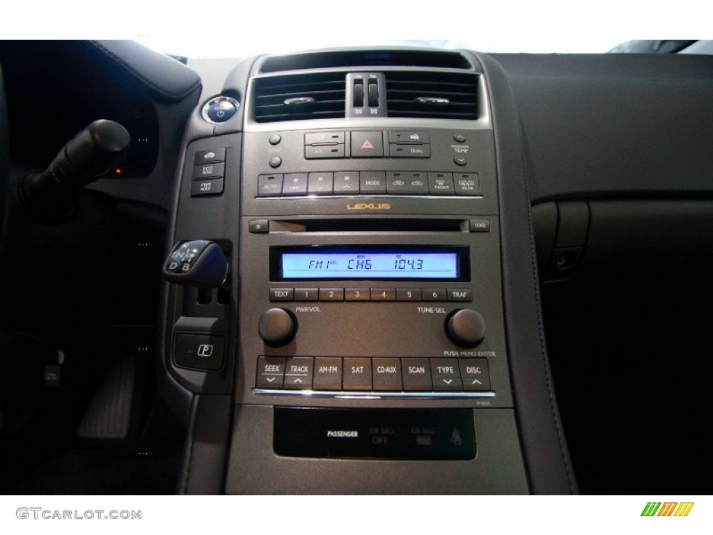 2011 HS 250h Hybrid Premium - Tungsten Pearl / Black/Brown Walnut photo #14