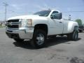 Summit White 2009 Chevrolet Silverado 3500HD LT Regular Cab 4x4 Dually