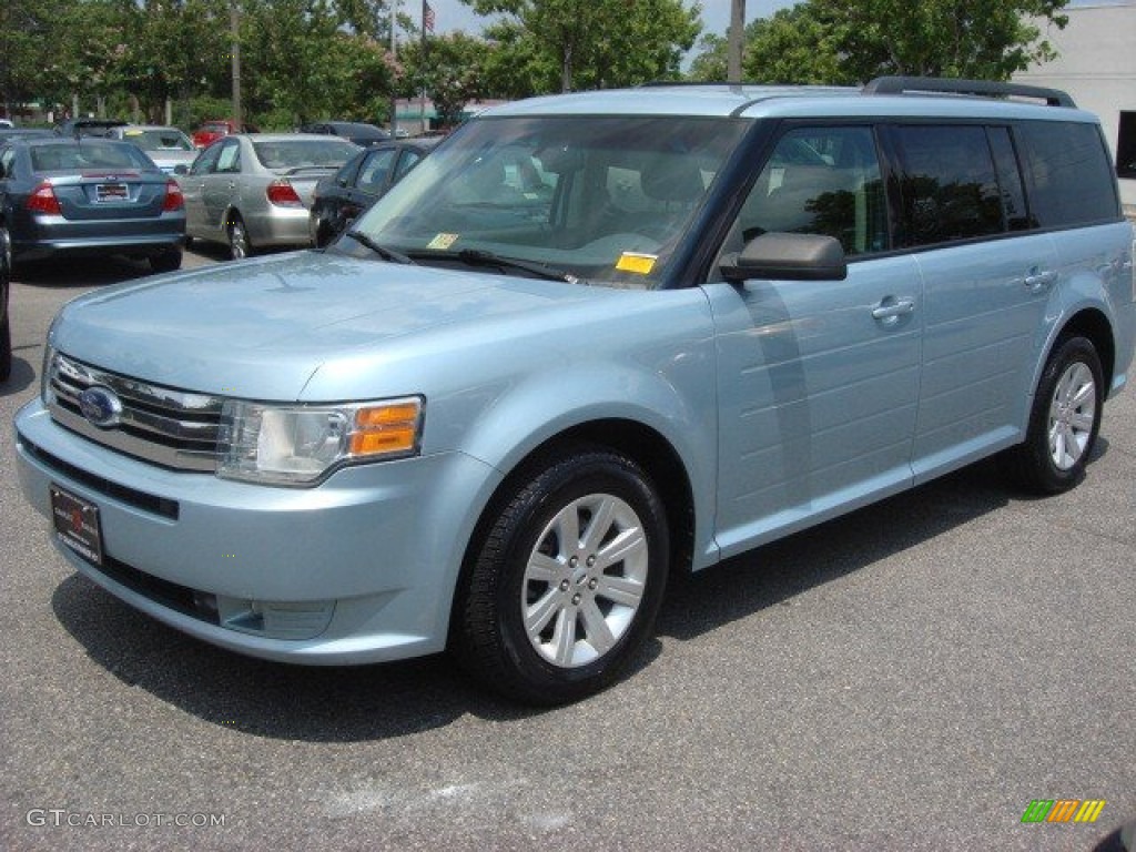 2009 Flex SE - Light Ice Blue Metallic / Medium Light Stone photo #5