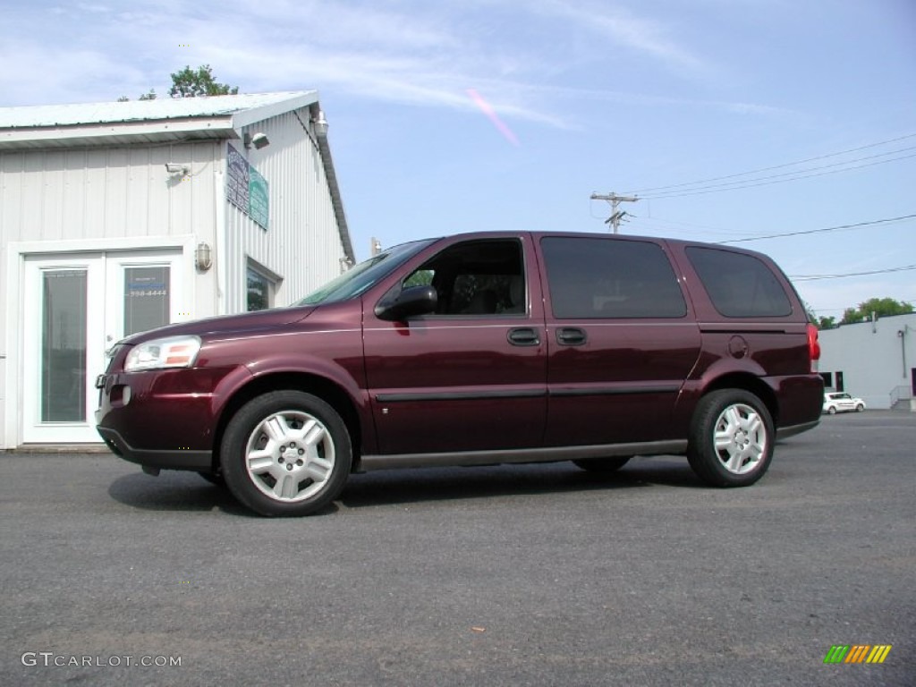 Bordeaux Red Metallic 2006 Chevrolet Uplander LS Exterior Photo #68915871