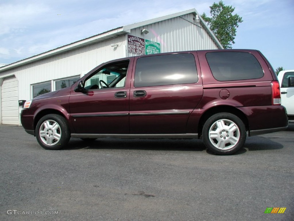Bordeaux Red Metallic 2006 Chevrolet Uplander LS Exterior Photo #68915889