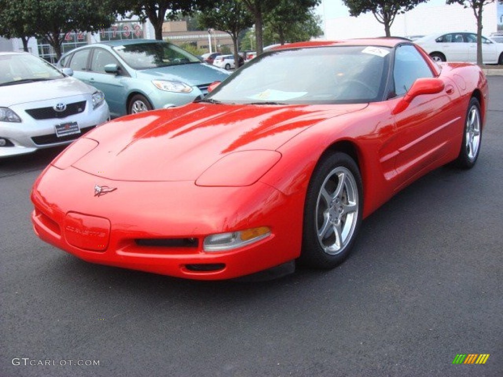 2002 Corvette Coupe - Torch Red / Light Gray photo #8