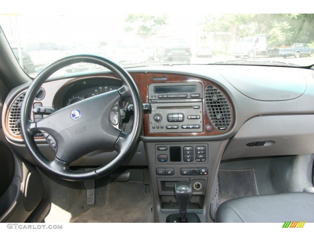 2003 9-3 SE Convertible - Cosmic Blue Metallic / Charcoal Grey photo #14