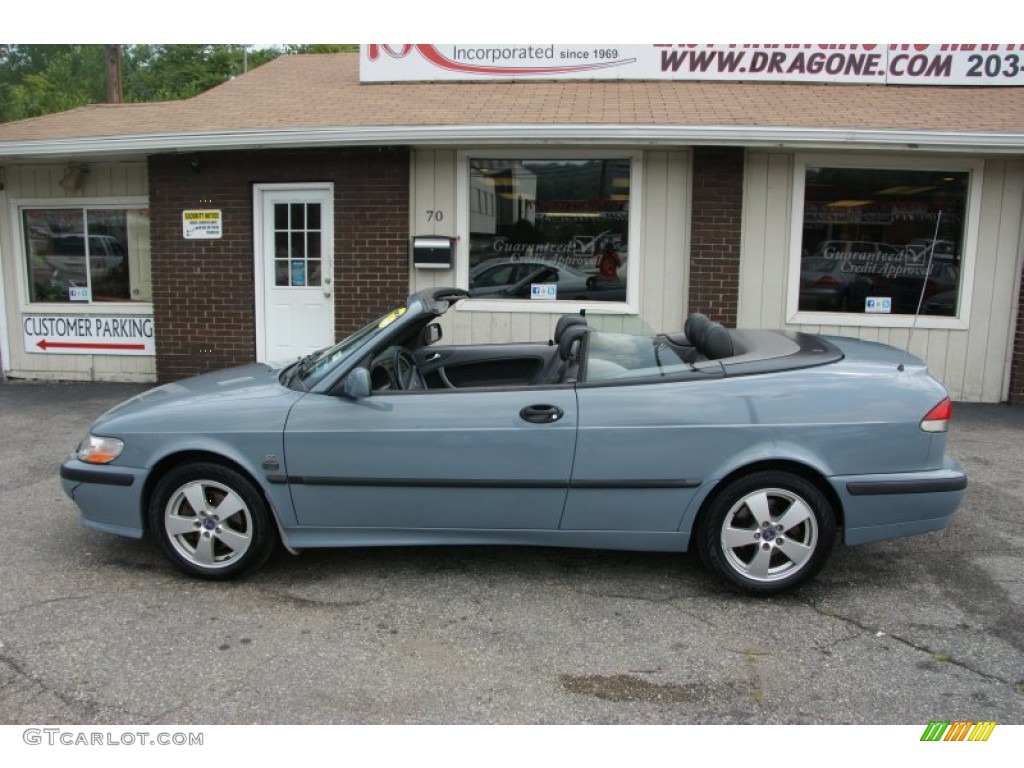 2003 9-3 SE Convertible - Cosmic Blue Metallic / Charcoal Grey photo #19