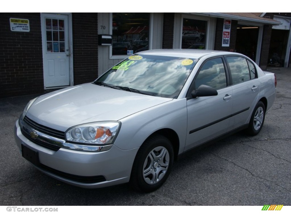 2005 Malibu Sedan - Galaxy Silver Metallic / Gray photo #1
