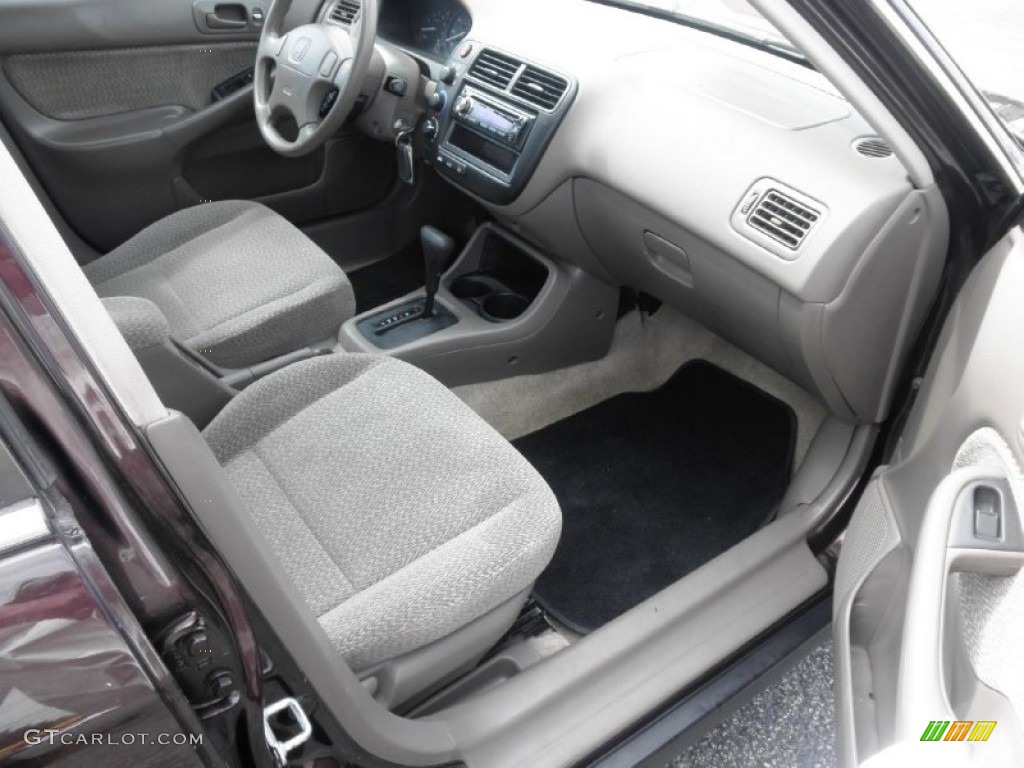 2000 Civic EX Sedan - Vintage Plum / Dark Gray photo #20
