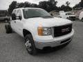 Summit White - Sierra 3500HD Crew Cab Chassis Dually Photo No. 2