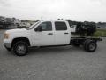 Summit White - Sierra 3500HD Crew Cab Chassis Dually Photo No. 4