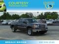 2010 Storm Gray Metallic GMC Sierra 1500 SLE Extended Cab 4x4  photo #1
