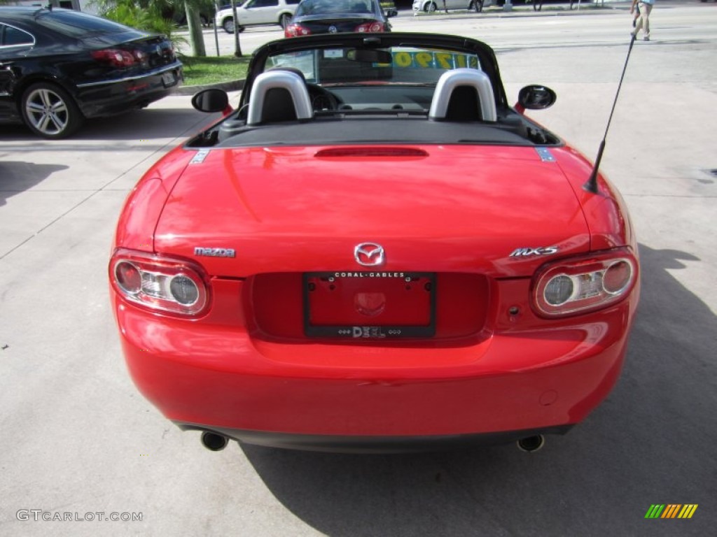 2009 MX-5 Miata Sport Roadster - True Red / Black photo #4