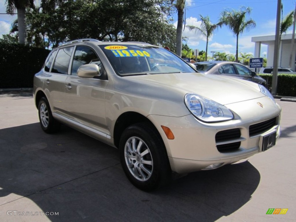 2005 Cayenne  - Prosecco Metallic / Havanna/Sand Beige photo #7