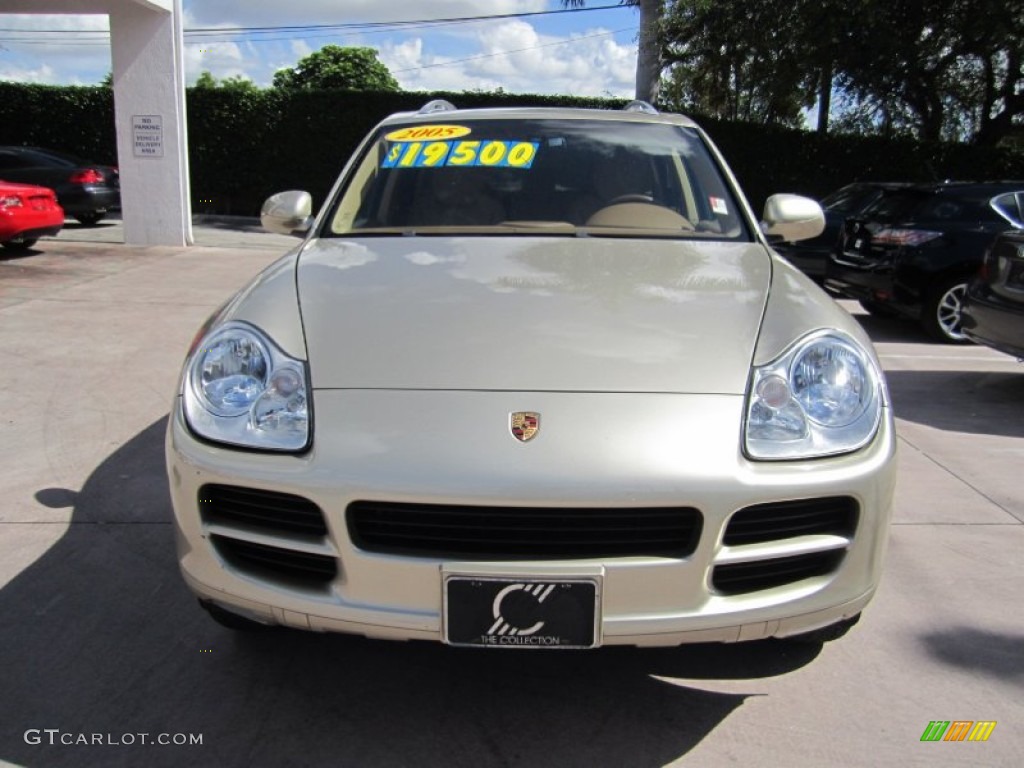 2005 Cayenne  - Prosecco Metallic / Havanna/Sand Beige photo #8