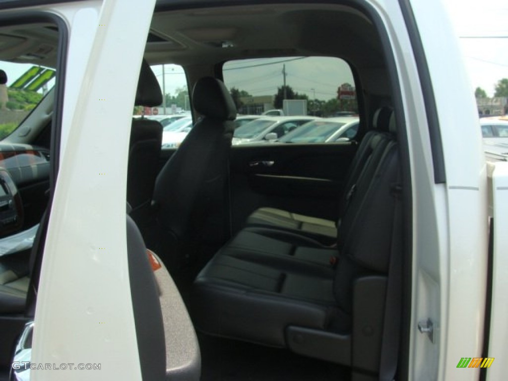 2011 Silverado 1500 LTZ Crew Cab 4x4 - White Diamond Tricoat / Ebony photo #13