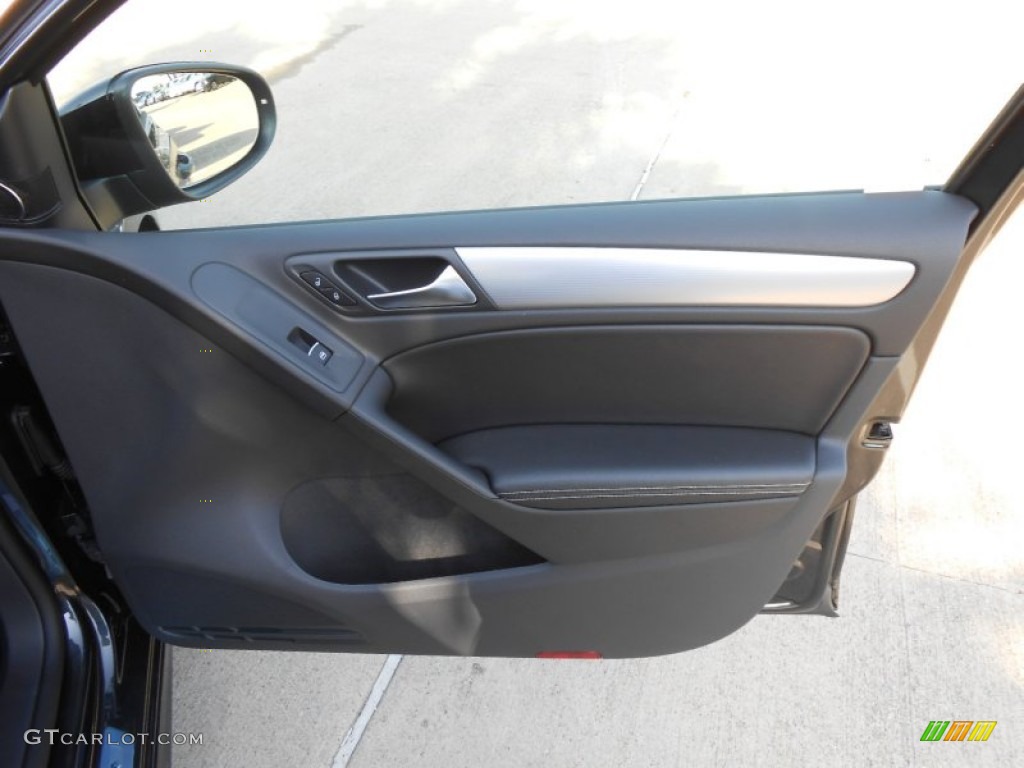 2013 Volkswagen Golf R 4 Door 4Motion Titan Black Door Panel Photo #68921751