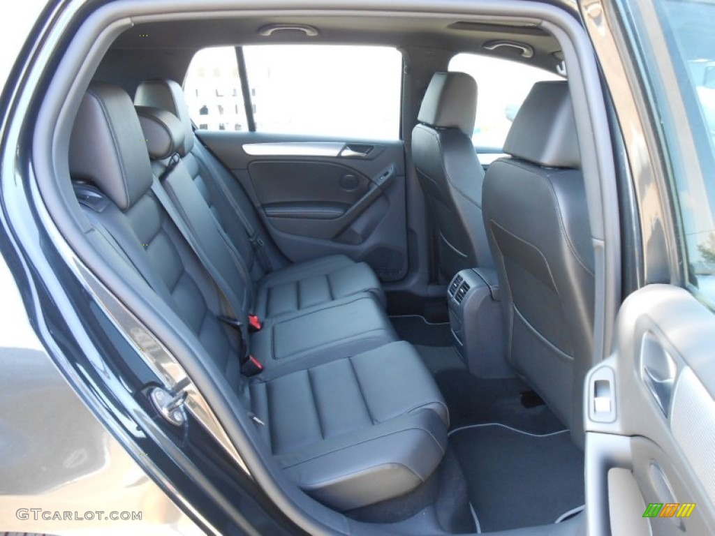 Titan Black Interior 2013 Volkswagen Golf R 4 Door 4Motion Photo #68921769