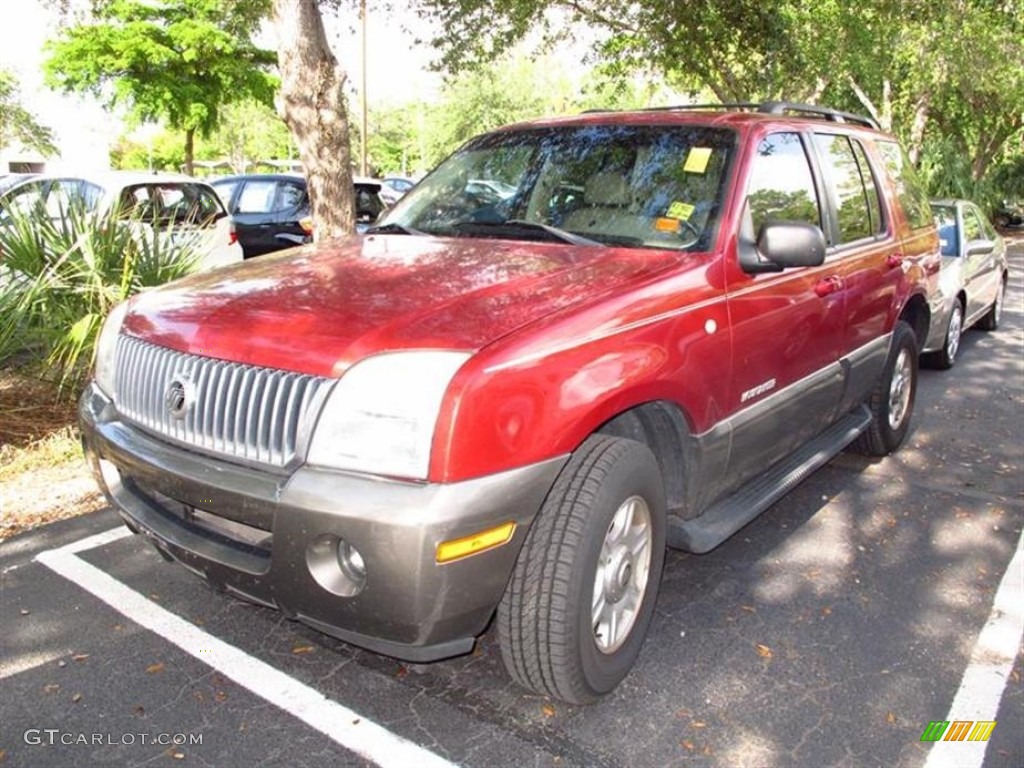 2002 Mountaineer  - Toreador Red Metallic / Medium Dark Parchment photo #4