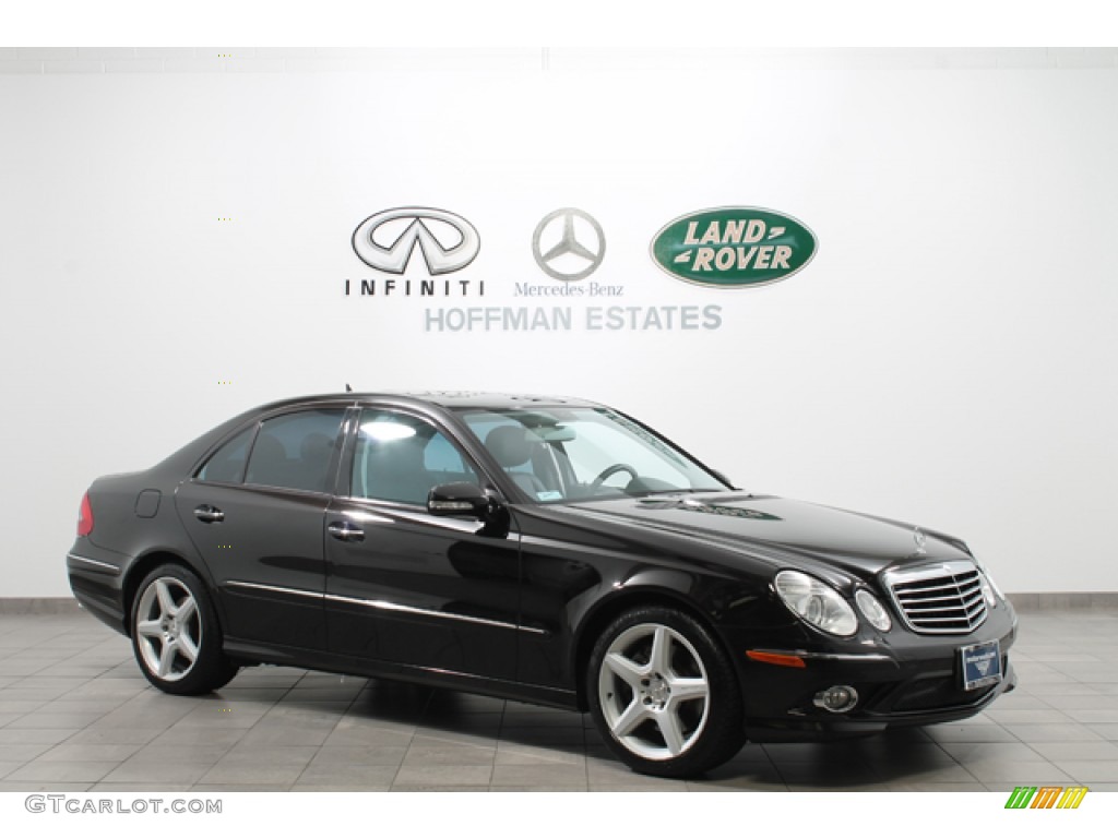 2007 E 350 4Matic Sedan - Sienna Black Metallic / Black photo #1