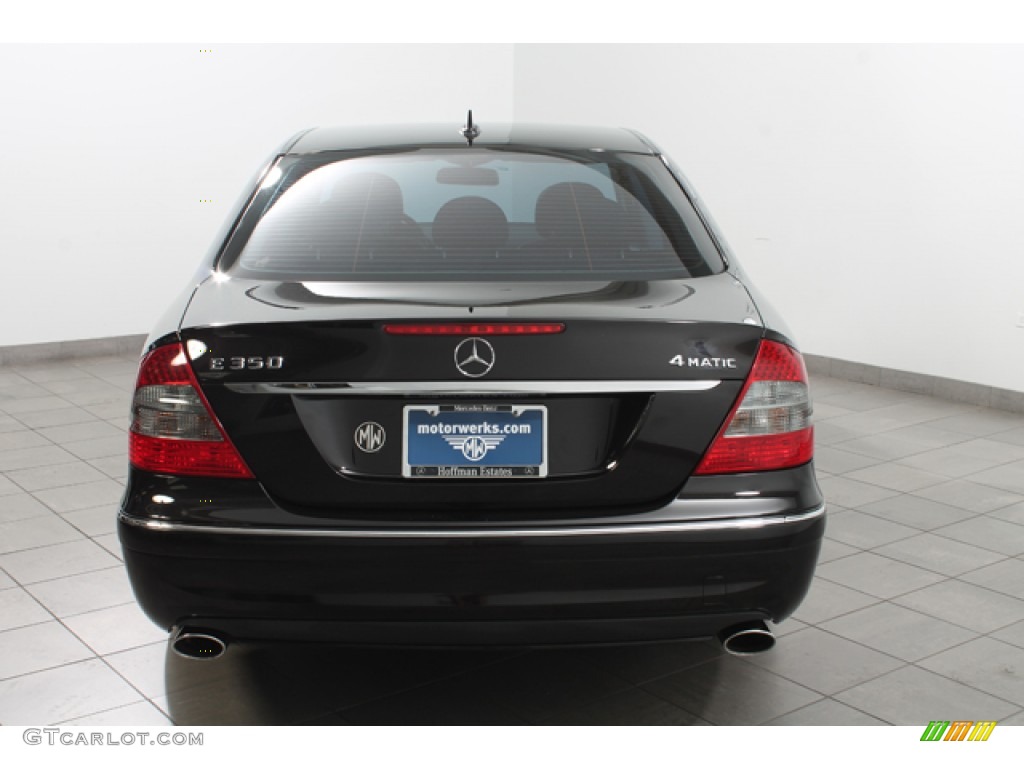 2007 E 350 4Matic Sedan - Sienna Black Metallic / Black photo #4