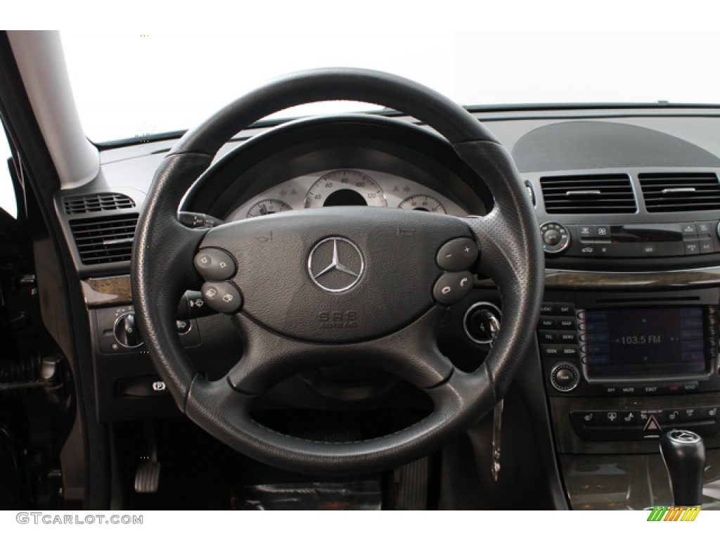 2007 E 350 4Matic Sedan - Sienna Black Metallic / Black photo #7