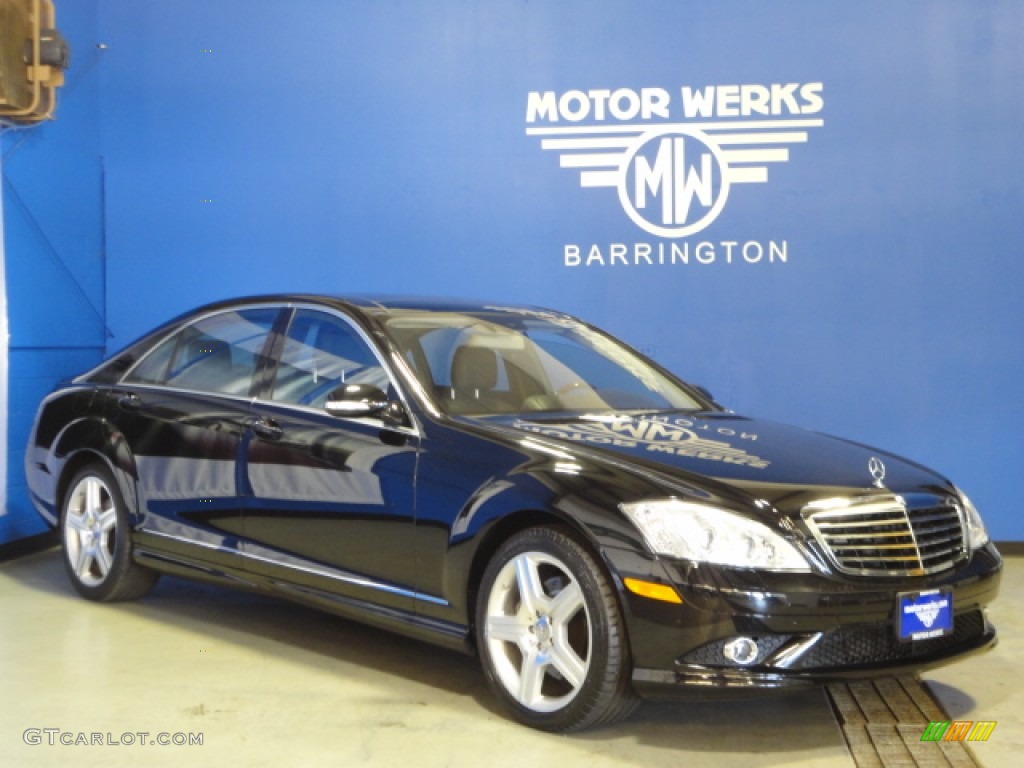 2008 S 550 4Matic Sedan - Capri Blue Metallic / Black photo #1