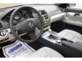2009 Mercedes-Benz C Grey/Black Interior Prime Interior Photo