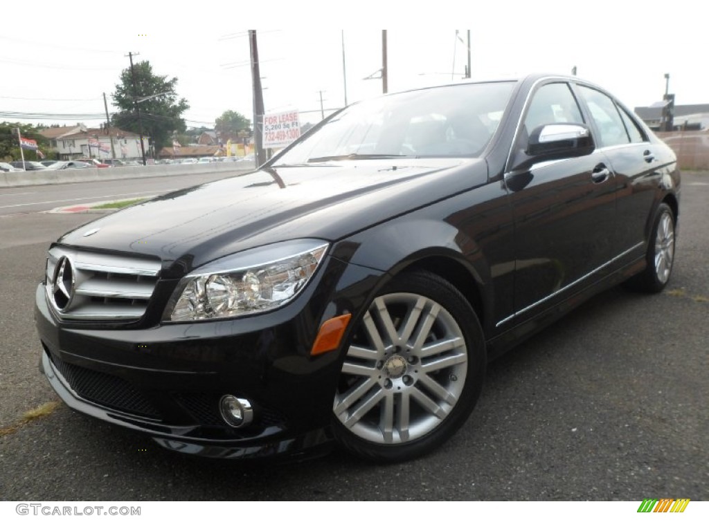 Black 2009 Mercedes-Benz C 300 4Matic Sport Exterior Photo #68924973