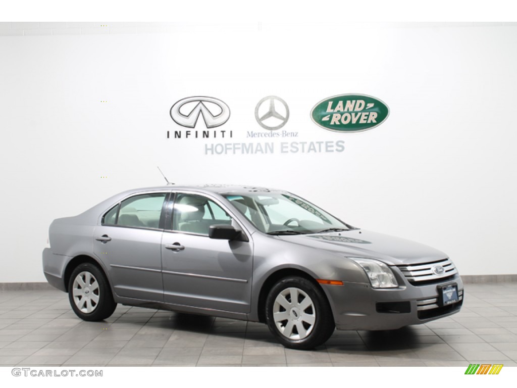 2007 Fusion S - Tungsten Grey Metallic / Light Stone photo #1
