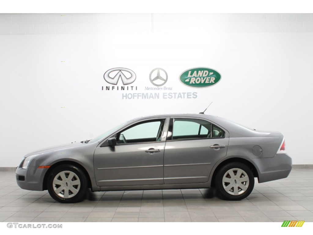 2007 Fusion S - Tungsten Grey Metallic / Light Stone photo #2