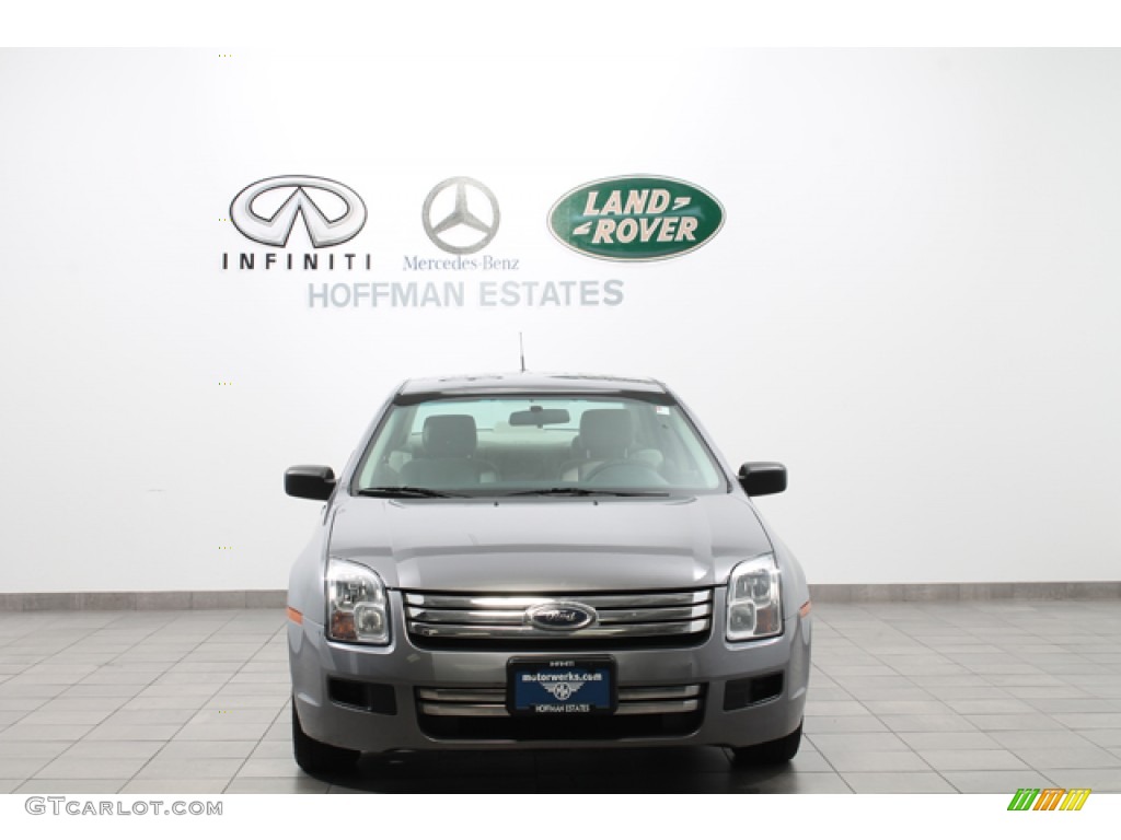 2007 Fusion S - Tungsten Grey Metallic / Light Stone photo #3