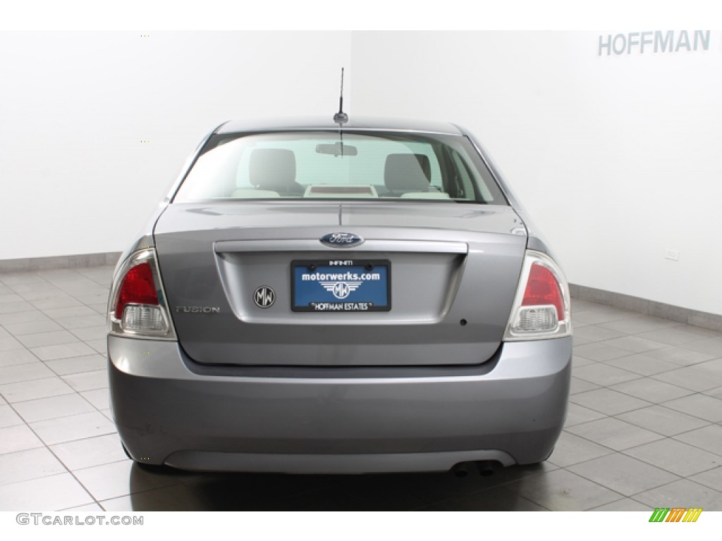 2007 Fusion S - Tungsten Grey Metallic / Light Stone photo #4
