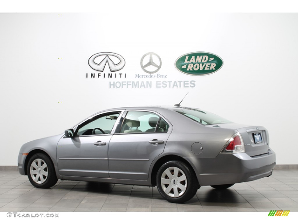 2007 Fusion S - Tungsten Grey Metallic / Light Stone photo #5