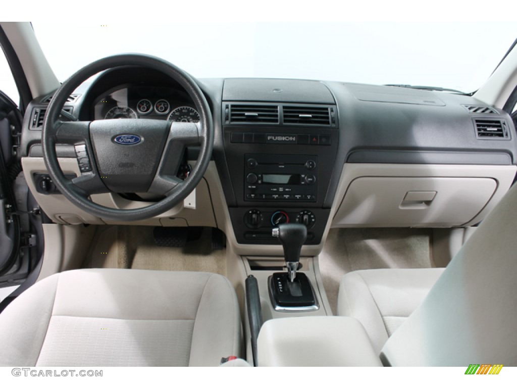 2007 Fusion S - Tungsten Grey Metallic / Light Stone photo #6